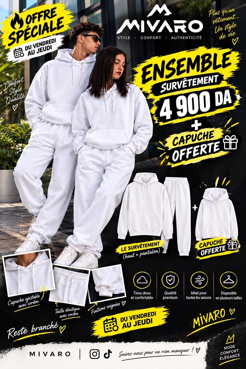 Ensemble + Capuche offerte